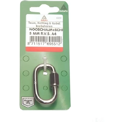 Afbeelding van Deltafix noodschalm r.v.s. a4 5 mm 1 st.