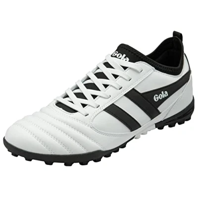 Afbeelding van Gola Unisex Kid&#039;s Ceptor Turf Qf voetbalschoen, Wit Zwart, 42 EU