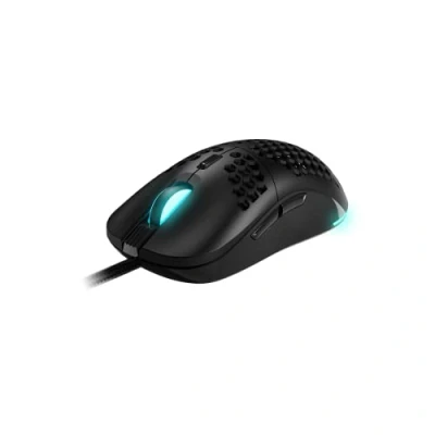 Afbeelding van Newskill Arakne Gaming muis, bekabeld, aanpasbaar, RGB verlichting, optische sensor, 10.000 instelbare dpi, 9 programmeerbare toetsen, ultralicht, 71 g, modulaire zijtoetsen, zwart