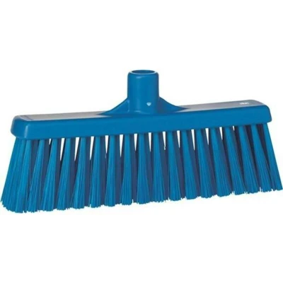 Afbeelding van Vikan Rechte Veger Kop Medium 31cm Blauw