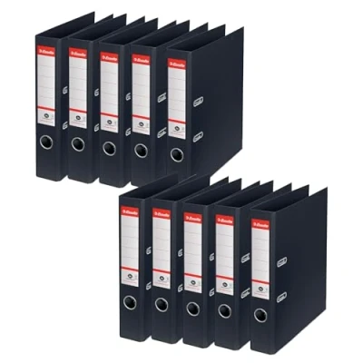 Afbeelding van Esselte No.1 ordner, A4, rug 5 cm, zwart 10 stuks