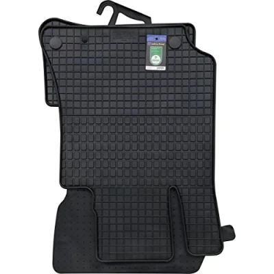 Afbeelding van PETEX Rubberen matten geschikt voor E Klasse (W212) vanaf 03/2009 03/2016 / T model 11/2009 CLS (C218) 01/2011 (X218) Shooting Brake 10/2012 vloermatten zwart 4 delig