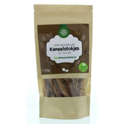Afbeelding van Mijnnatuurwinkel Kaneelstokjes Uit Ceylon, 50 gram