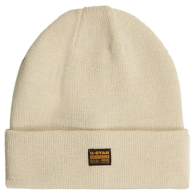Afbeelding van G Star RAW Effo Long Beanie, wit (whitebait D16624 C754 1603), Eén maat