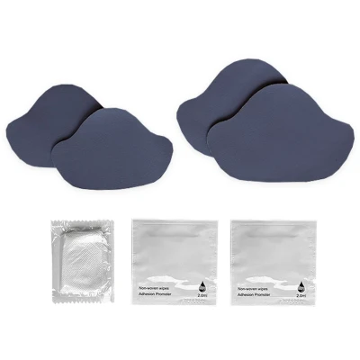 Afbeelding van Schoen Hak Reparatie Vervanging Donker Blauw Set van 4 Hielzooltje Inlegzool Hielzool Hakbeschermers Anti Slijtage Na Voetverzorging