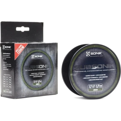 Afbeelding van Sonik Subsonik Green 1200m Maat : 15lb 0.31mm