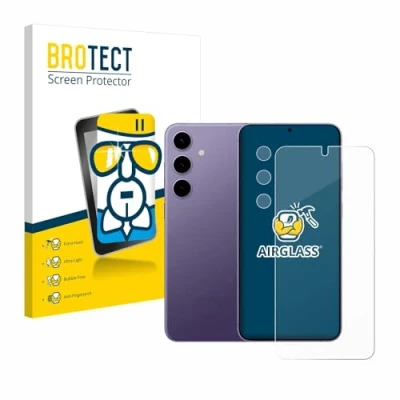 Afbeelding van BROTECT Screenprotector voor Samsung Galaxy S24 Enterprise Edition (Voor+Camera) Folie Beschermfolie Beschermglas transparant