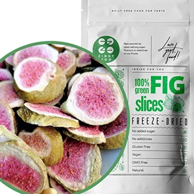 Afbeelding van Gevriesdroogde Vijg Snacks Natural 100% Puur Glutenvrij Freeze Dried Fruit Cocktail Decoratie Snack Gedroogde Figs Zonder Zonnebloemolie, Toegevoegde Suikers, ZingyZoo