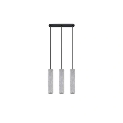 Afbeelding van Hanglamp Luvo 3 Lichts Beton Giga Meubel