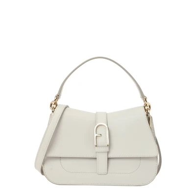 Afbeelding van Furla FLOW MINI TOP Handle Handtas, Dames, Maat: One Size, Marshmallow
