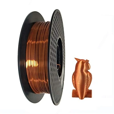 Afbeelding van Zijde Koper PLA Filament 1.75mm 500g 3D Printer Zijdeachtig Glanzend Printing Materiaal 0.5kg FDM Metallic Metalen