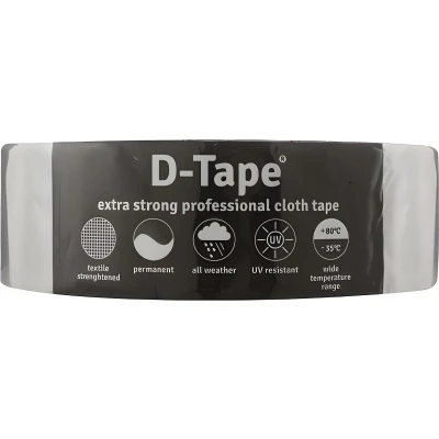 Afbeelding van Deltafix Delta Tape 50mm x 50m1 Professional Grijs