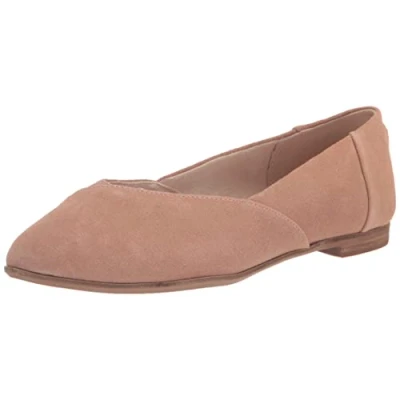 Afbeelding van TOMS Jutti NEAT Ballerina&#039;s, Dames, Maat: 36, Brown Veloursleer