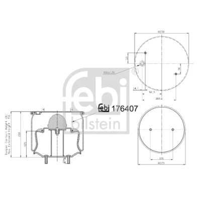 Afbeelding van Febi Bilstein Veerbalg 176407