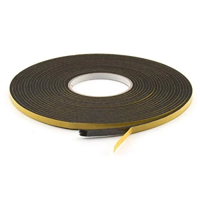 Afbeelding van GleitGut Viltband zelfklevend / vilttape per meter 10 m op de rol Breedte: mm Viltdikte: 3 zwart