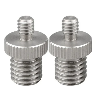 Afbeelding van CAMVATE 1/4 &quot;Mannelijke naar M12 Mannelijke Double end Schroefadapter voor DSLR Rig(2 Stuks)
