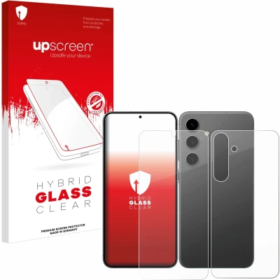 Afbeelding van upscreen Screenprotector voor Samsung Galaxy S24 Plus (Voor+Achter) Folie Beschermfolie Beschermglas transparant