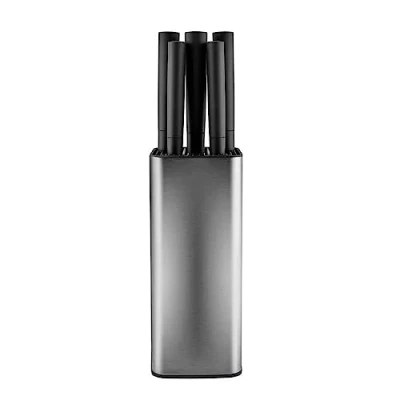 Afbeelding van Karaca Grammy Inox 6 delige messenset, scherpe eenvoudig te reinigen, elegant design, ergonomische handgrepen, kleurrijke fruitmessen, meerkleurig