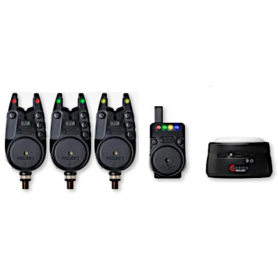 Afbeelding van Prologic C Series Bite Alarm Set 3+1+1 Red/Green/Yellow Beetmelders
