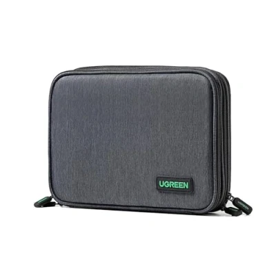 Afbeelding van Ugreen case, box voor HDD harde schijf en accessoires 18 x 9,5 5,5 cm zwart (50274)