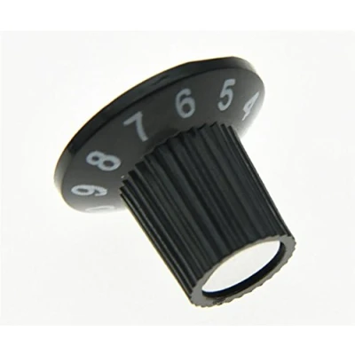 Afbeelding van KAISH 12 stks gitaar AMP versterker Rokken knoppen Black w/Silver