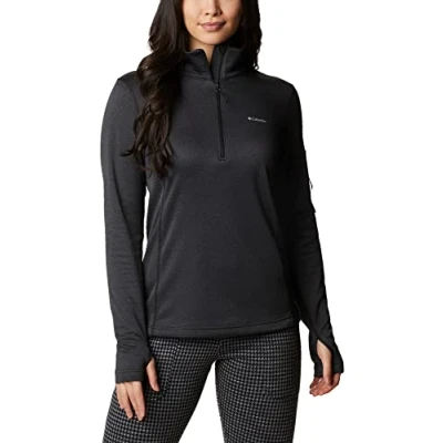 Afbeelding van Columbia dames W Park View raster Fleece 1/2 rits sleep over