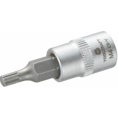 Afbeelding van TOOLCRAFT M4 816073 Veeltand (XZN) Dopsleutel bitinzet 4 mm 1/4 (6.3 mm)