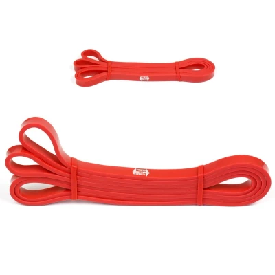 Afbeelding van elastiek fitness CKB ltd Resistance band Weerstandsband Sport Powerband Weerstand banden Pull up Power Elastieken Tube Rood