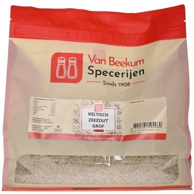 Afbeelding van Van Beekum Specerijen Keltisch Zeezout Grof 2 kilo (hersluitbare stazak)