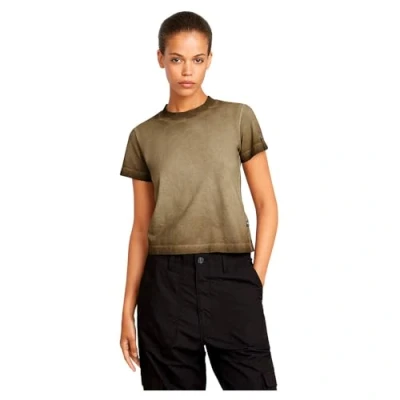 Afbeelding van G STAR Tshirt basic, Dames, Maat: Large, Wild olive gd