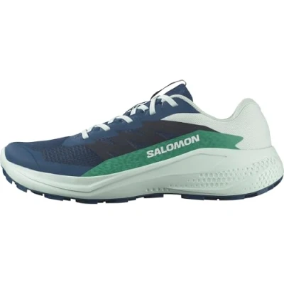 Afbeelding van Salomon Alphaglide Trail hardloopschoenen, Heren, Maat: 46 2/3, Poseidon/bay/parakeet Textiel/ synthetisch