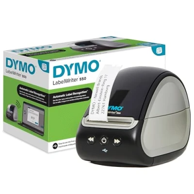 Afbeelding van Dymo LabelWriter 550. Direct thermal label printer. 300dpi. 62 labels per minute. Barcode printing. MacOS and Windows