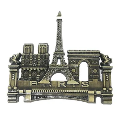 Afbeelding van 3D Parijs Frankrijk metalen koelkast Magneet, Huis &amp; Keuken Decoratie magnetische sticker magneet reizen Souvenir gift