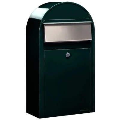 Afbeelding van Brievenbus Bobi Grande S (slim) zwartgroen