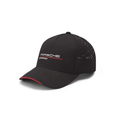 Afbeelding van Porsche Motorsport Zwarte Pet Hoed, Zwart, One size