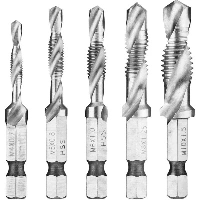 Afbeelding van Facom Tap Drills 5Pk M4, M5, M6, M8, M10 227H.J5PB