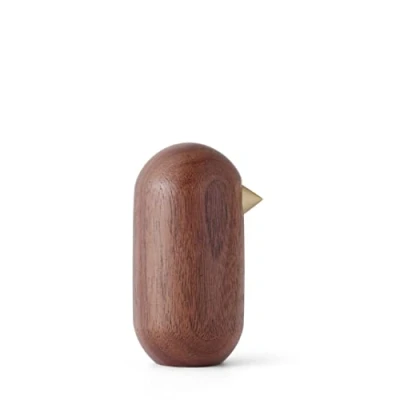 Afbeelding van Beeld Normann Copenhagen Little Bird 7 cm Walnut