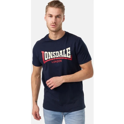 Afbeelding van Lonsdale TWO TONE Tshirt print, Heren, Maat: 3XL, Navy