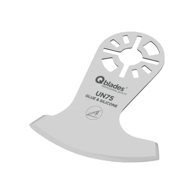 Afbeelding van Qblades UN75 multitool Segmentmes Sikkel Kit en Lijm 55mm (Universeel)