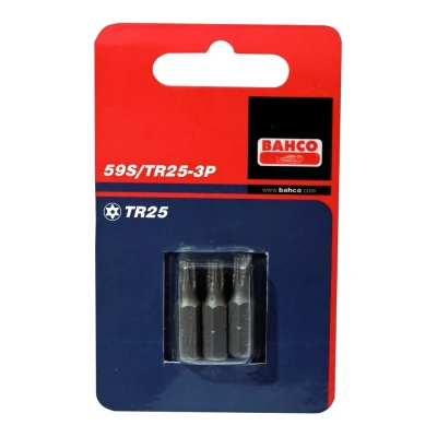 Afbeelding van Bahco x3 bits t30h 25mm 1 4inch dr standard 59S/TR30 3P