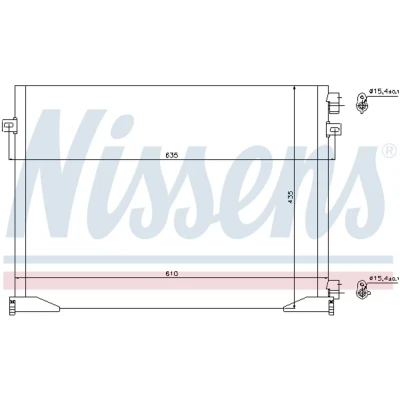 Afbeelding van Nissens Airco condensor 940109