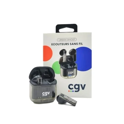 Afbeelding van CGV Urban Ghost Draadloze Bluetooth in ear hoofdtelefoon met ENC technologie en touch bediening, 30 uur looptijd