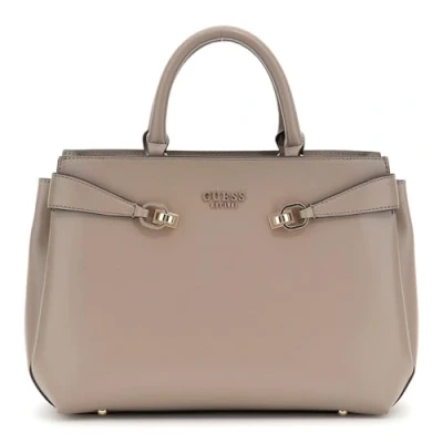 Afbeelding van GUESS Handtas Schoudertas Lorelei Girlfriend Satchel Dark Taupe