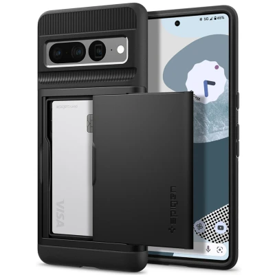 Afbeelding van Spigen Ultra Hybrid Google Pixel 7 Pro Back Cover Zwarte Rand