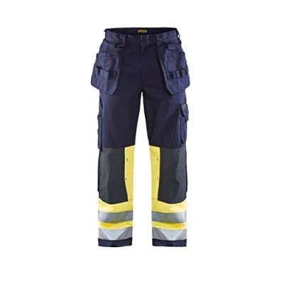 Afbeelding van Blaklader Multinorm werkbroek 1479 1514 Marine/High Vis Geel