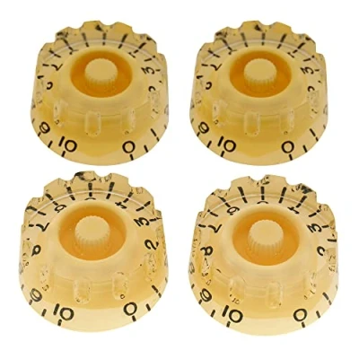 Afbeelding van Musiclily Pro Inch Maat Speed Knop Hatbox met Inhammen voor USA Les Paul Elektrische Gitaar, Crème (4 Stuks)