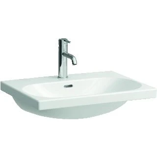 Afbeelding van Laufen lua wastafel onderzijde geslepen zonder kraangat met h8160834001091