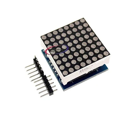 Afbeelding van Reland Sun Naadloze Cascadable MAX 7219 PIC 8x8 Dot Matrix Display LED 5.5V Control Module (Groen)