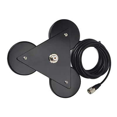 Afbeelding van HYS CB antenne magneethouder magneetbasis 5 m RG58 kabel, PL259 stekker meegeleverd voor