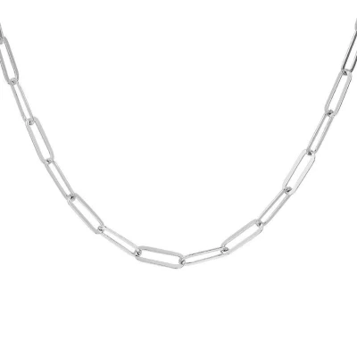Afbeelding van Zilveren Ketting Anker 3,8 mm x 41 45 cm lang